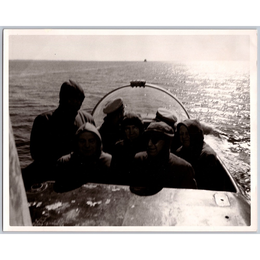 1956‎ US Navy Photo Members of Congress Aboard USS Nautilus Submarine Inspection